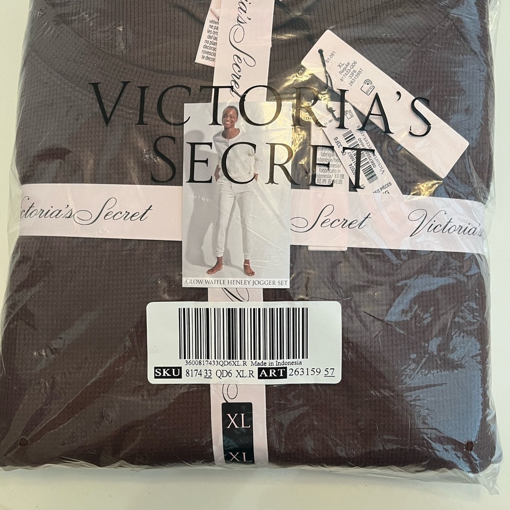 Victoria's Secret Brown Pajama Set Intimates Sleepwear